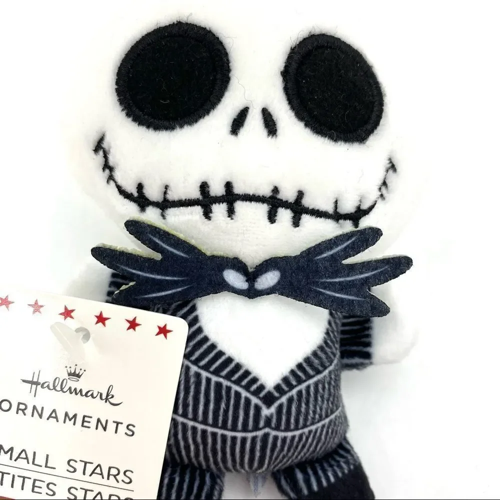 Hallmark Nightmare Before Christmas Jack Skellington Small Stars Plush Ornament